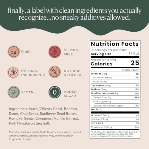 Fiome Fiber Supplement - 5g Daily Fiber Bite - Supports Regularit...