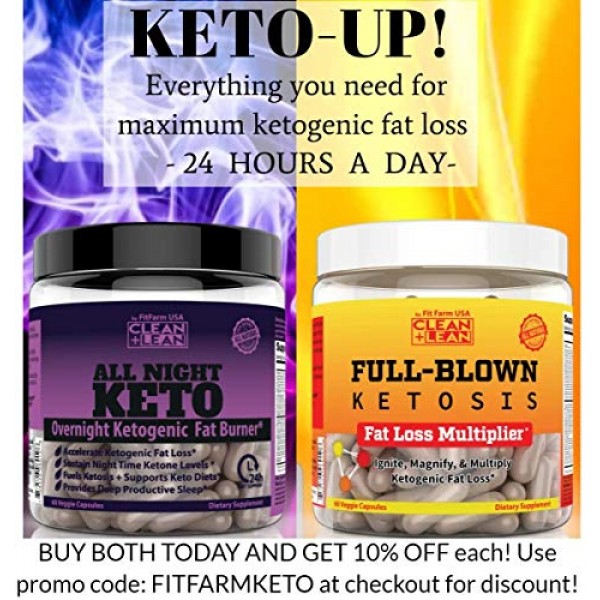 CLEAN+LEAN ALL NIGHT KETO: First Ever Overnight Ketogenic Fat Bur...