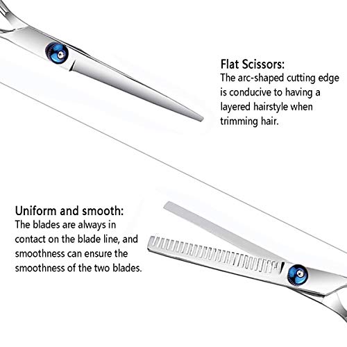 Hair Cutting Scissors Set, 10Pcs Haircut Shears Kit with Cutting ...