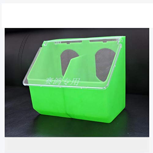 Bird Food Feeding Dish Feeder Bowl Water Drinking Square Cup Hold...