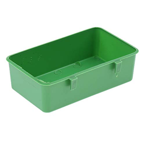 Count 10 Food Water Bowl Bird Cage Feeding Dish Plastic Feeder fo...