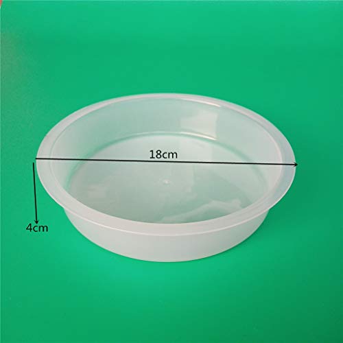 Flameer 2X Plastic Birdbath Bird Feeding Dishes Birdseed Bowl Bir...