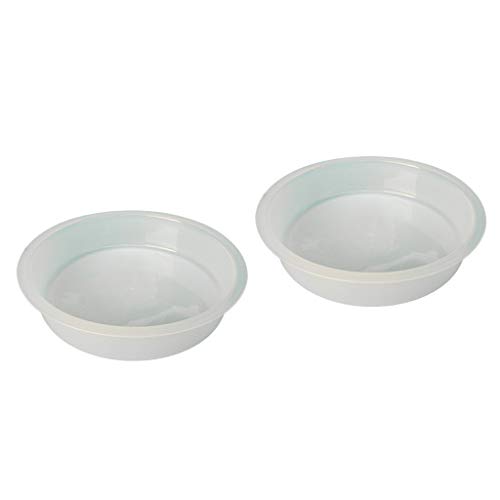 Flameer 2X Plastic Birdbath Bird Feeding Dishes Birdseed Bowl Bir...