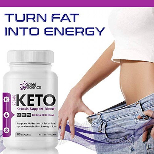 6 Pack Ideal Science Keto Support Blend Pills Ketosis 700mg Bhb...