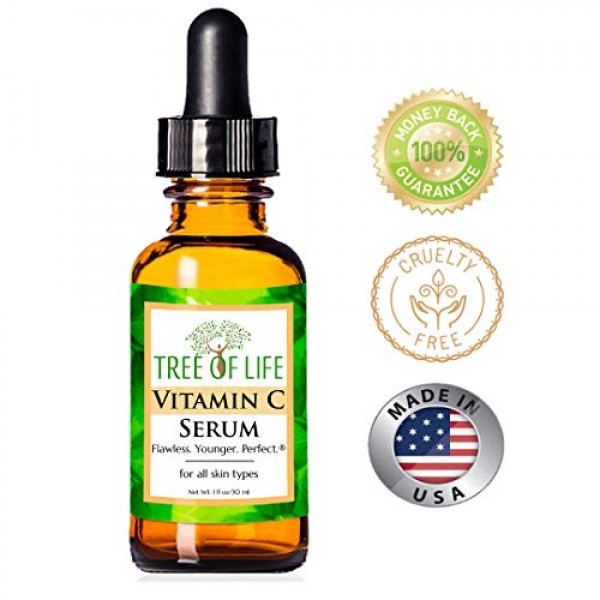 Tree of Life Glow Vitamin C Serum for Face Brightening | Revitali...
