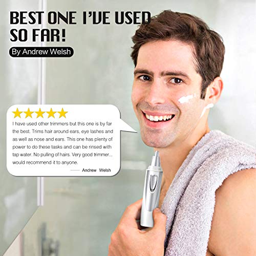 Ear and Nose Hair Trimmer Clipper - 2020 Professional Painless Ey...