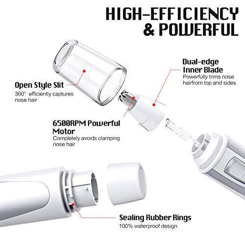 Ear and Nose Hair Trimmer Clipper - 2020 Professional Painless Ey...