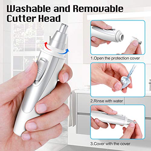 Ear and Nose Hair Trimmer Clipper - 2020 Professional Painless Ey...