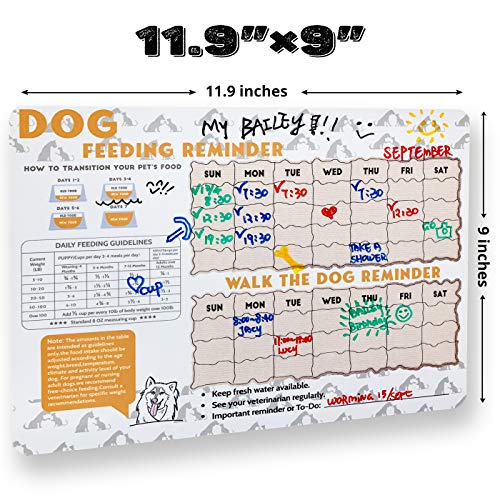 Did You Feed the Dog?Feeding Reminder Refrigerator Magnet,Size 11...