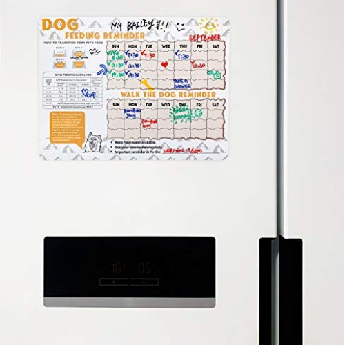 Did You Feed the Dog?Feeding Reminder Refrigerator Magnet,Size 11...