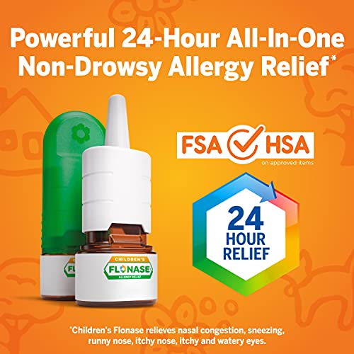 Flonase Childrens Allergy Relief Nasal Spray, 72 sprays