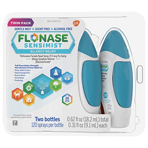 Flonase Sensimist Allergy Relief Nasal Spray, 240 Count 2 bottles...