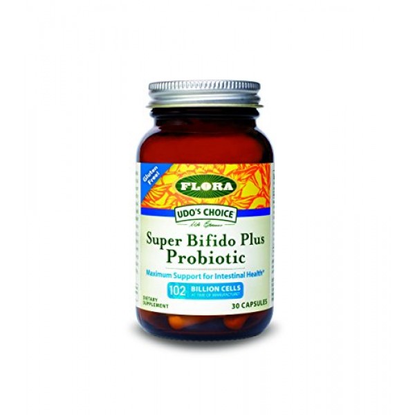 FLORA - Super Bifido Plus Probiotic, 102 Billion CFU, RAW, 30 Count