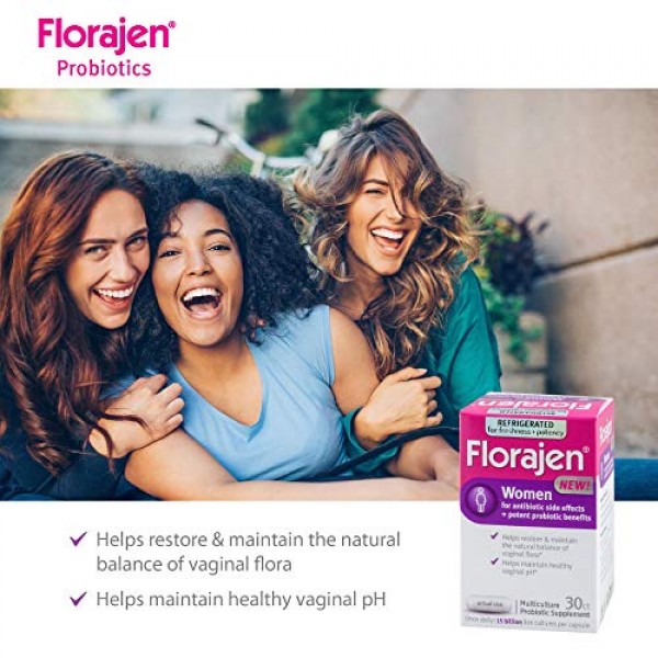 Florajen Women High Potency Refrigerated ProbioticsMaintains Wome...