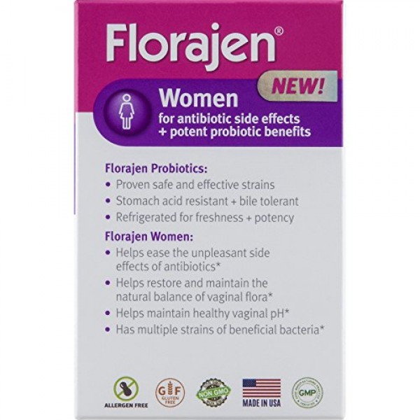 Florajen Women High Potency Refrigerated ProbioticsMaintains Wome...