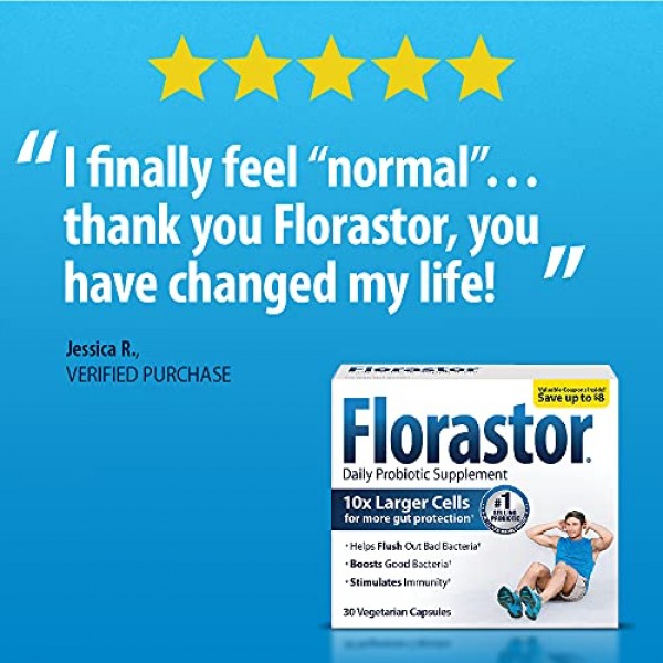 Florastor Daily Probiotic Supplement for Men and Women – Saccharo...