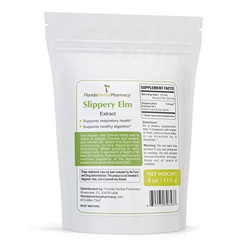 Florida Herbal Pharmacy, Slippery Elm Bark Ulmus rubra Extract ...