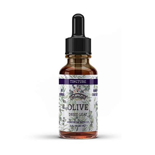 Organic Olive Leaf Tincture, Olive Extract Liquid Olea europaea...