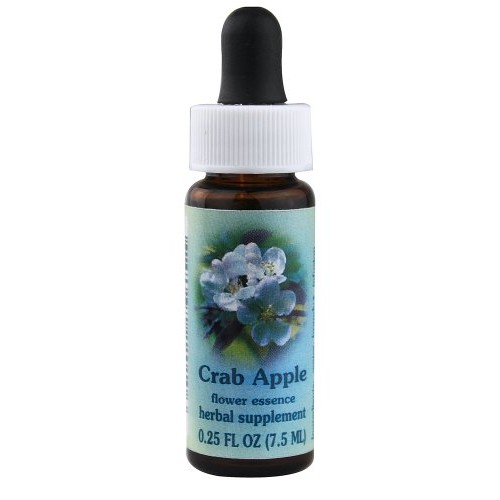 Flower Essence Services Healing Herb Supplement Dropper, Crab App...