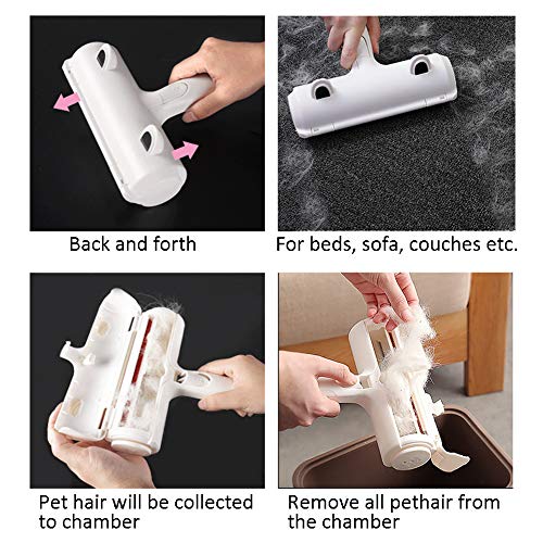 FLOWMASH Reusable Pet Dog/Cat Hair Removal Roller, Perfect for Ca...