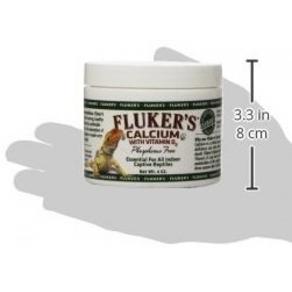 2 Pack Flukers Calcium Reptile Supplement with Added Vitamin D...