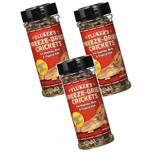 Flukers 1.2-Ounce Freeze Dried Crickets Pack of 3