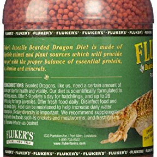 Flukers 76031 Juvenile Bearded Dragon Diet Food, 5oz