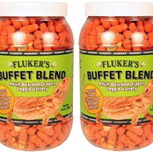Flukers Adult Bearded Dragon Veggie Variety Diet, 4.5 Ounce