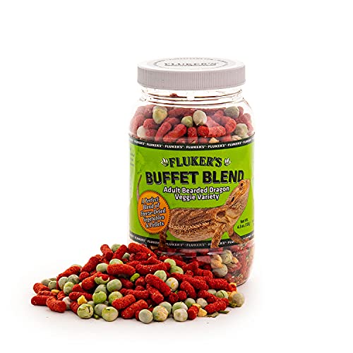 Flukers Buffet Blend Adult Bearded Dragon Veggie Variety Diet