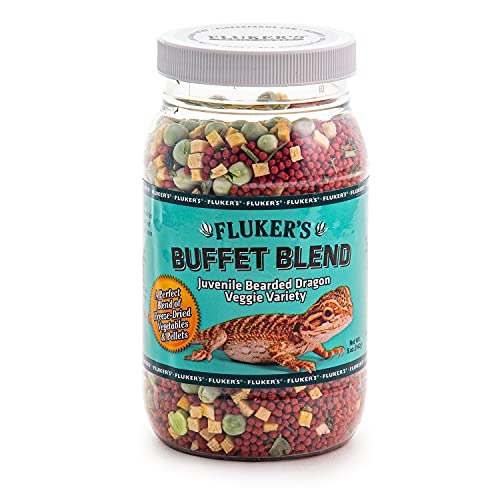 Flukers Buffet Blend Juvenile Bearded Dragon Veggie Variety Diet