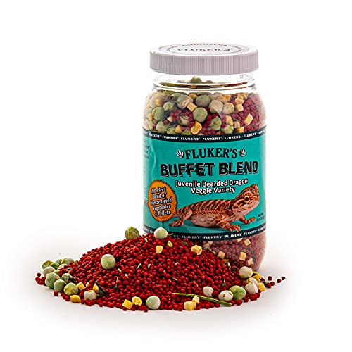 Flukers Buffet Blend Juvenile Bearded Dragon Veggie Variety Diet
