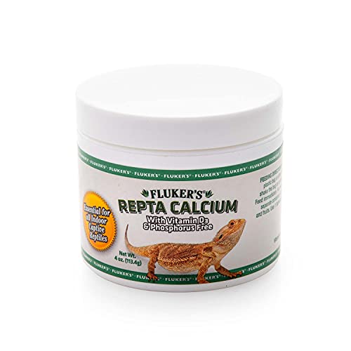 Flukers Calcium Reptile Supplement with added Vitamin D3 - 4oz.