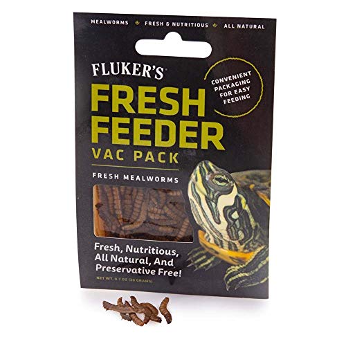 Flukers Fresh Feeder Vac Pack Reptile Food Mealworms 0.7oz