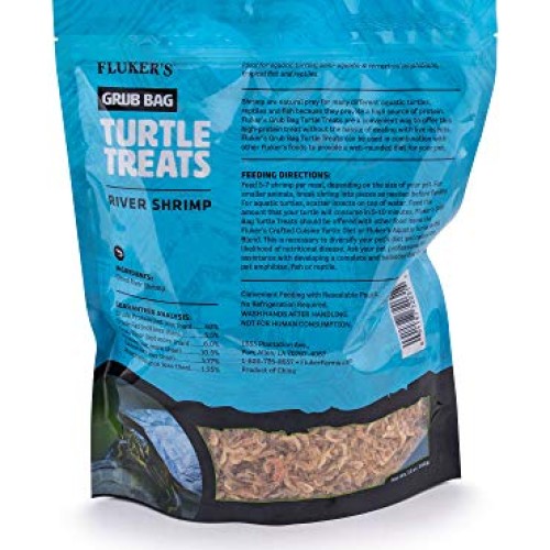Flukers Grub Bag Turtle Treat - River Shrimp