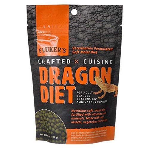 New FlukerS Crafted Cuisine Adult Bearded Dragon Diet 6.75 Oz.