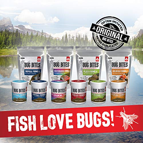 Fluval Bug Bites Cichlid Fish Food, Pellets for Medium to Large S...