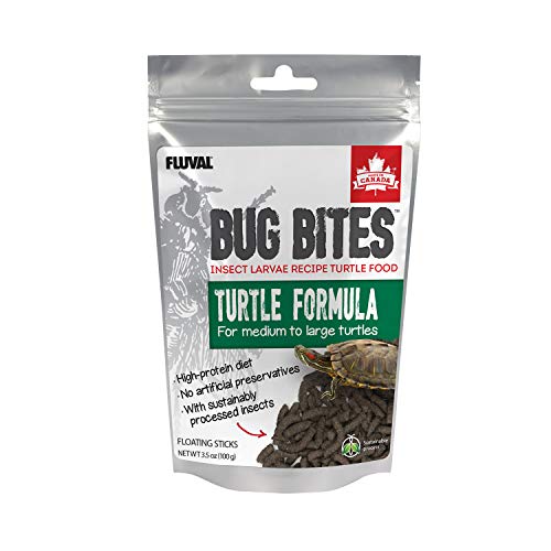 Fluval Bug Bites Turtle Food, Sticks for Medium to Large Sized Tu...