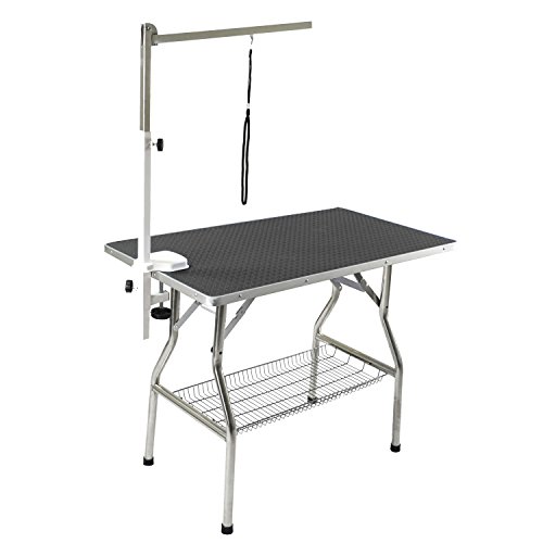 Flying Pig Grooming Medium Stainless Steel Frame Foldable Dog Pet...