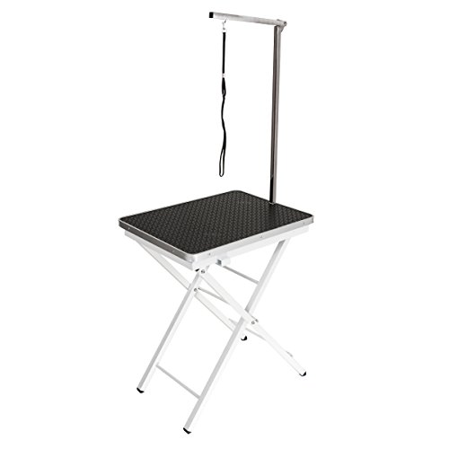 Flying Pig Grooming Pet Dog Portable Table, Black, Mini Size/24 L...