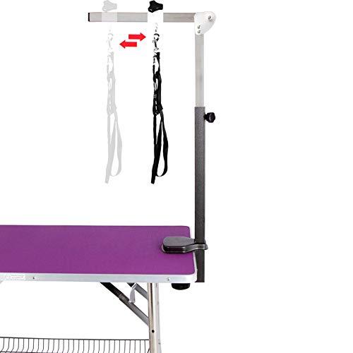Flying Pig Purple Dog Grooming Table w/Super Tough Grooming Arm -...