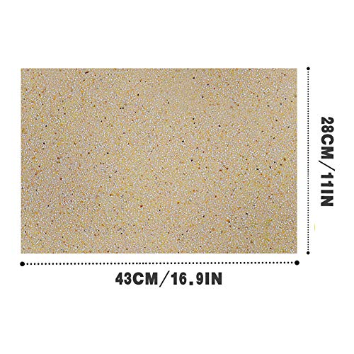 FLYING TIGER 14 PCS Gravel Paper for Bird cage, Bird cage Liner P...