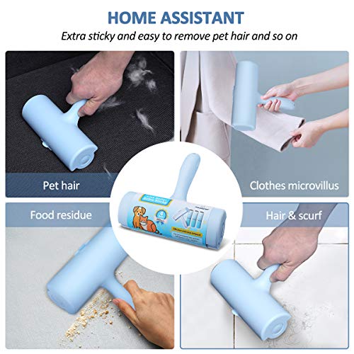 FOCUSPET Lint Roller for Pet Hair, Extra Large Hair Remover for F...