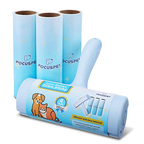 FOCUSPET Lint Roller for Pet Hair, Extra Large Hair Remover for F...