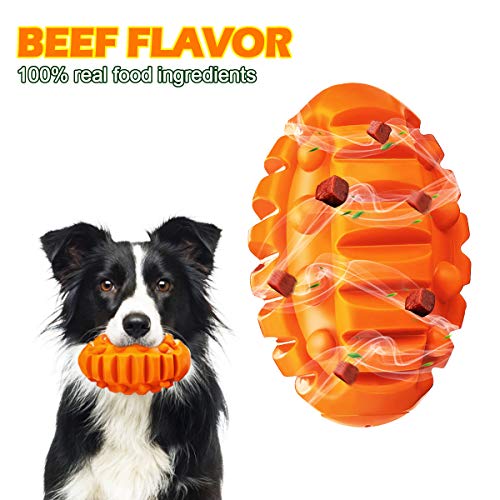 FOCUSPET Squeaky Dog Toys for Aggressive Chewers Large Breed Pet ...