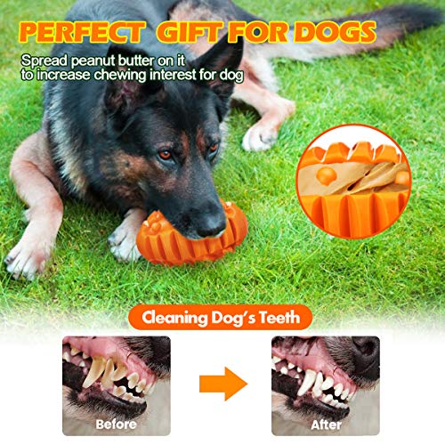 FOCUSPET Squeaky Dog Toys for Aggressive Chewers Large Breed Pet ...
