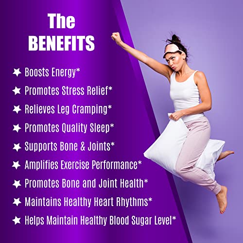 Folona Magnesium Glycinate with Vitamin B6 Research Proven to Enh...