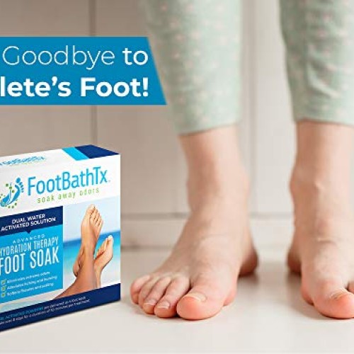 FootBathTx Advanced Hydration Therapy Foot Soak for Athlete’s Foo...