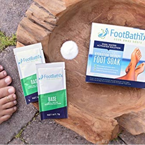 FootBathTx Advanced Hydration Therapy Foot Soak for Athlete’s Foo...