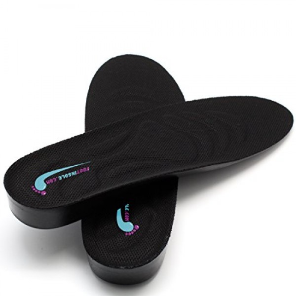 1-Inch Height Increase Shoe Insoles 1 UP US Mens 7-11