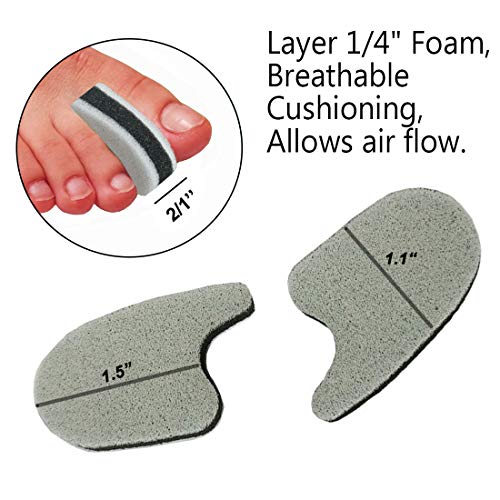 Footsihome Toe Separators, Foam Toe Spacers, 8 Pack Bunion Correc...